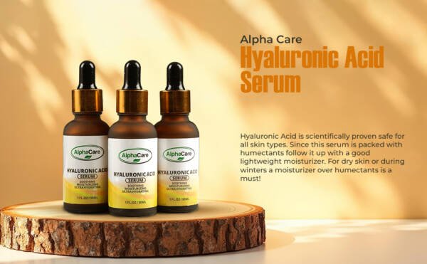 AlphaCare All Skin Stypes Hyaluronic Acid Serum for Intense Hydration 30ml - Image 4