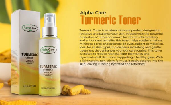 AlphaCare All Skin Types Turmeric Toner 110ml - Image 3