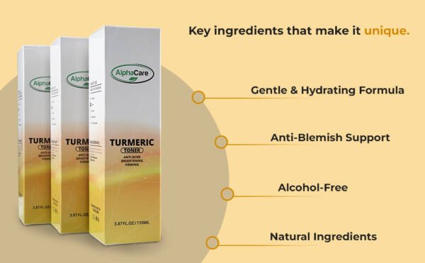 AlphaCare All Skin Types Turmeric Toner 110ml - Image 2